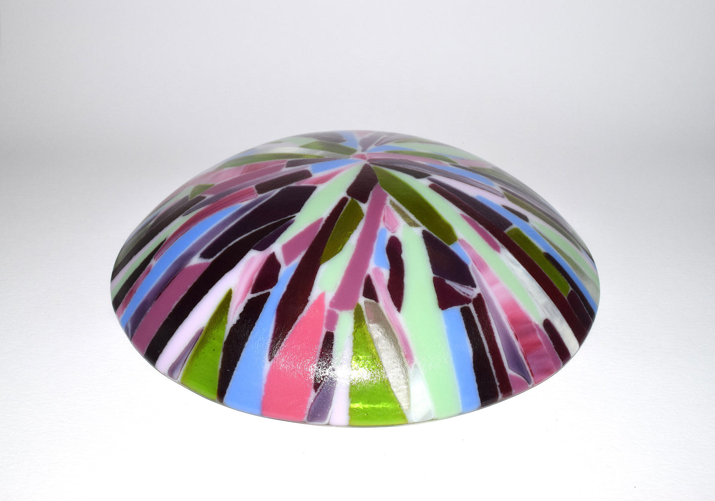 Springtime Mosaic Round Bowl