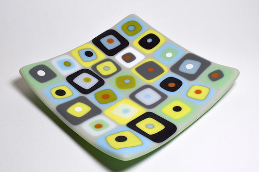 Retro Square Dish