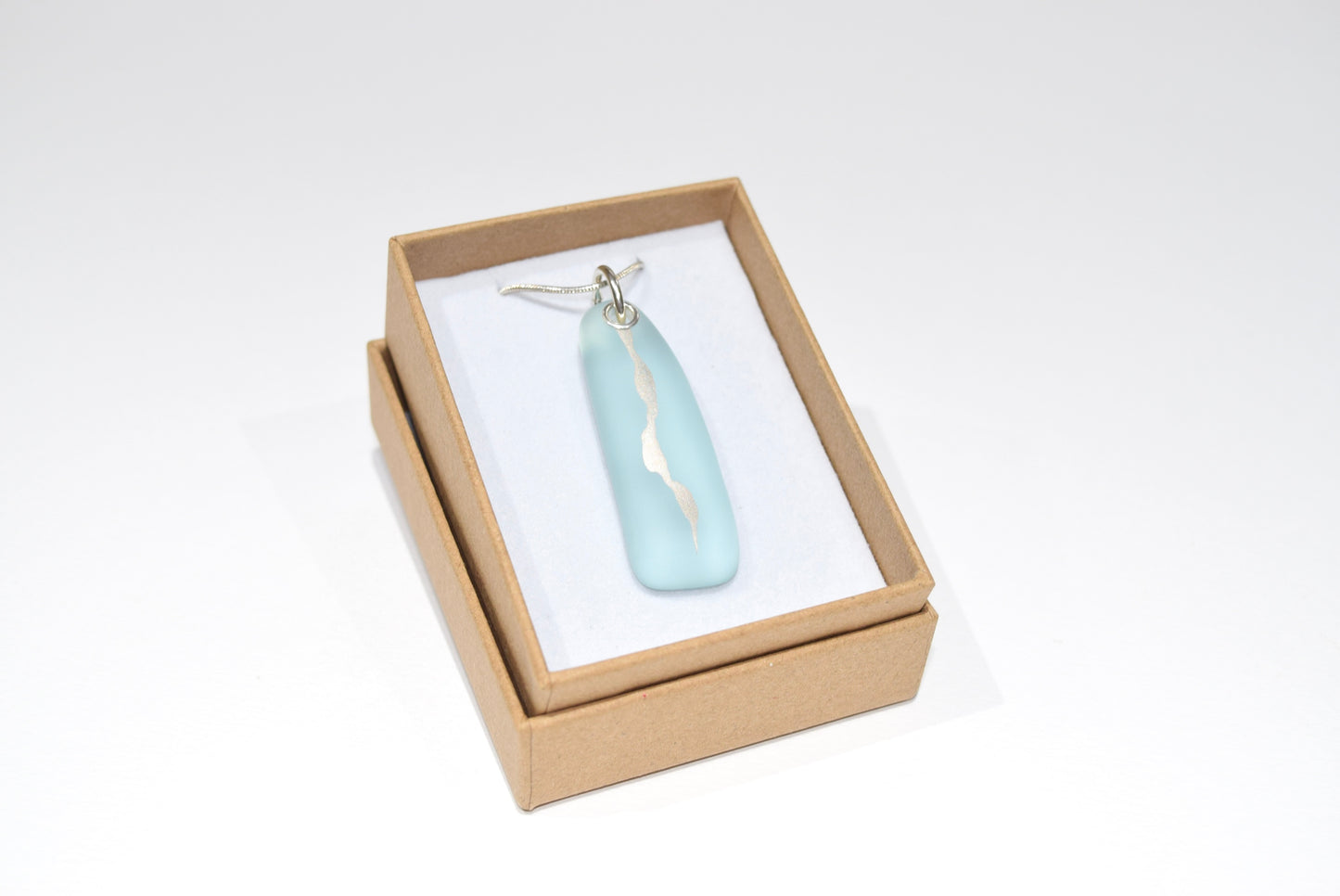 Eau de Nil Upcycled Glass Pendant