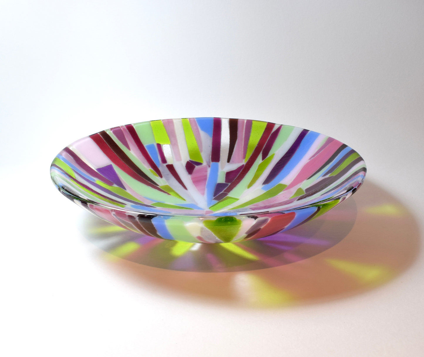 Springtime Mosaic Round Bowl