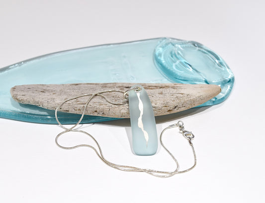 Eau de Nil Upcycled Glass Pendant